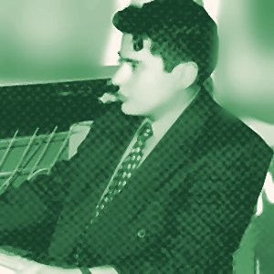 Trabajo con computador y plotter en los años 90