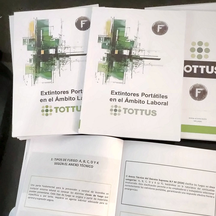 Manuales de capacitación impresos a color, trabajo de TodoEmpaste